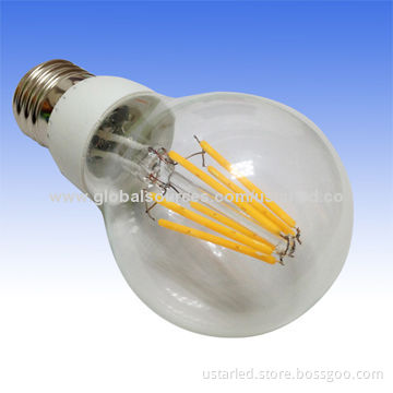 8W E26 LED spotlight bulbs,880lm/CRI>80/CE&RoHS/equal to 90W halogen/360D/PC+glass/AC85-265V/60*110m